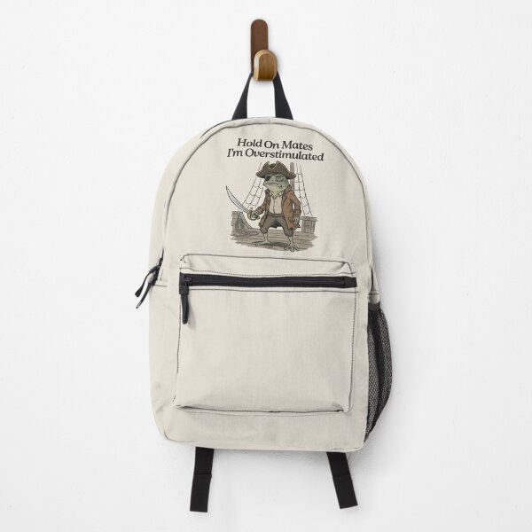 Item preview, Hold On Mates I'm Overstimulated Frog Autistic Humor designed and sold by Aesthetic-Avenue.