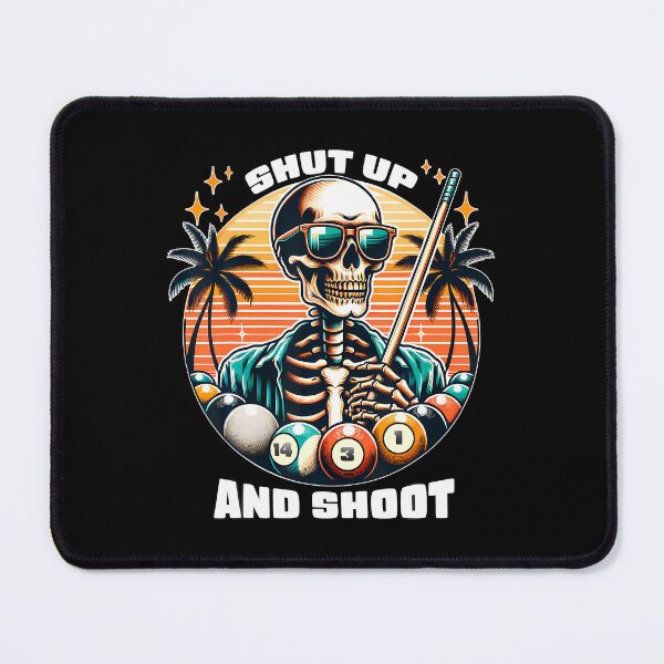 Item preview, Shut Up And Shoot Funny Billiards Shirt 9 Ball Pool designed and sold by AdrianaDoria.