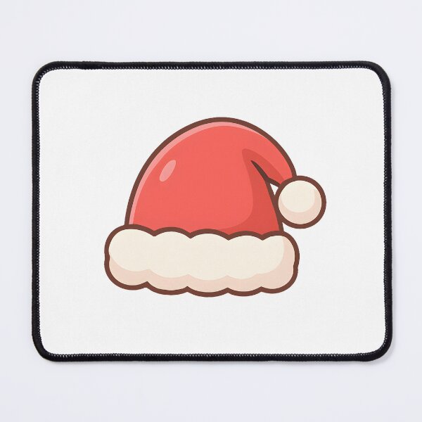 Item preview, Cute Santa Hat Icon – Soft Pastel Minimal Christmas Design designed and sold by HUMORONCOTTON.