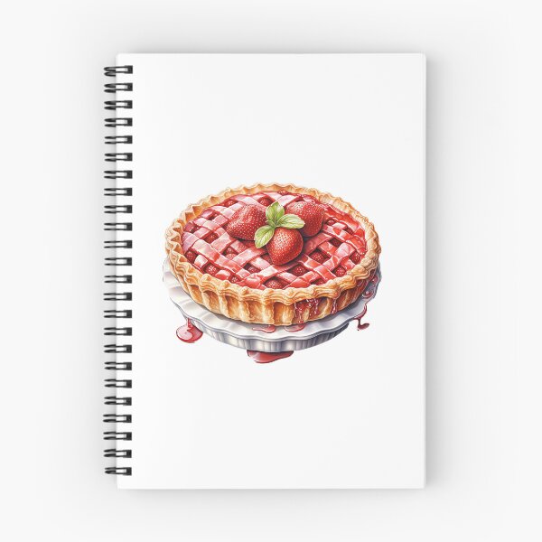 Item preview, "Strawberry Sticker | Strawberry Pie | Sweet Cute Fruit Aesthetic Art" designed and sold by Mandayartstudio.