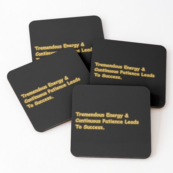 Item preview, Tremendous Energy Continuous Patience Success - Motivational Sticker for Students Gift designed and sold by CapriCreatives.