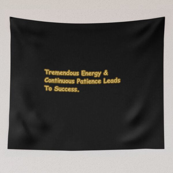 Item preview, Tremendous Energy Continuous Patience Success - Motivational Sticker for Students Gift designed and sold by CapriCreatives.