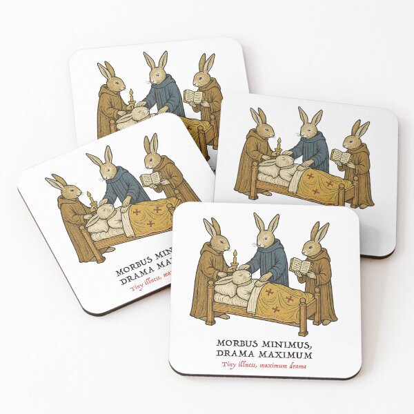Item preview, Medieval Bunny Drama designed and sold by ebrawne.