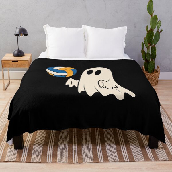 Item preview, Ghost Playing Volleyball Halloween Game Day designed and sold by BubblePancake.