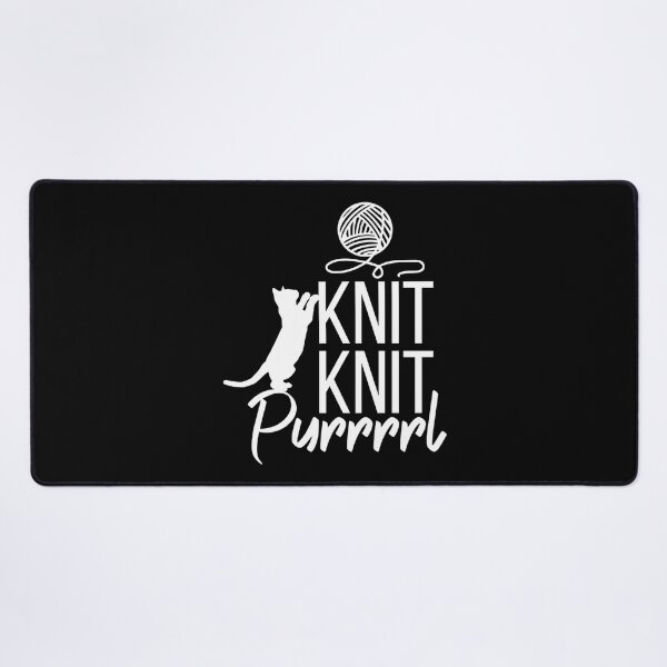 Item preview, Knit Knit Purrrl - Cats And Knitting designed and sold by FernLela.