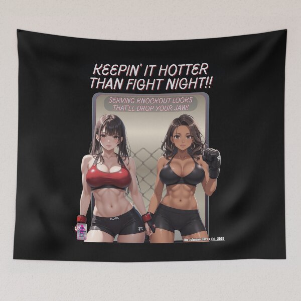 Item preview, The Johnson Girls Hotter Than Fight Night designed and sold by Robeunningham.