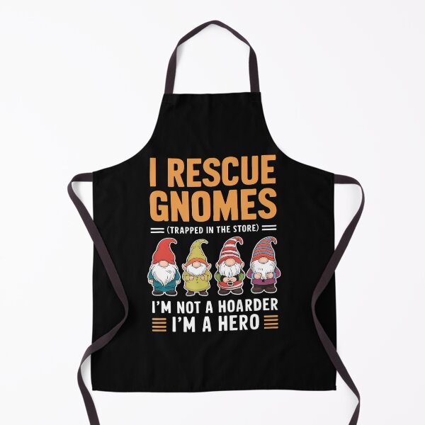 Item preview, I Rescue Gnomes Not A Hoarder A Hero Gardener Garden Lover designed and sold by BrandyMartha.