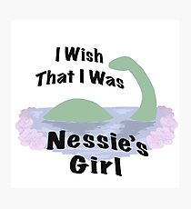 Nessie's Girl (black) Photographic Print
