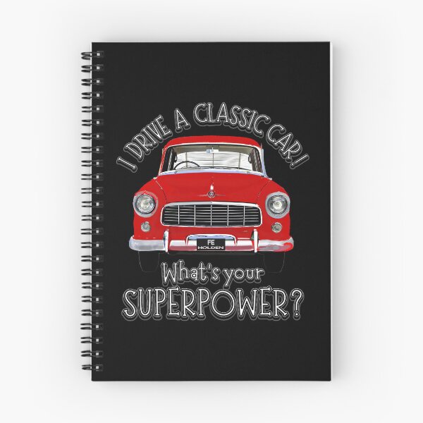 Item preview, Maroon Red FE Holden  - I DRIVE A CLASSIC CAR, whats your SuperPower? designed and sold by Michael van der Hoorn.
