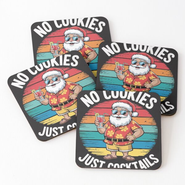 Item preview, Funny Christmas In July No Cookies Just Cocktails designed and sold by tkhrbika.