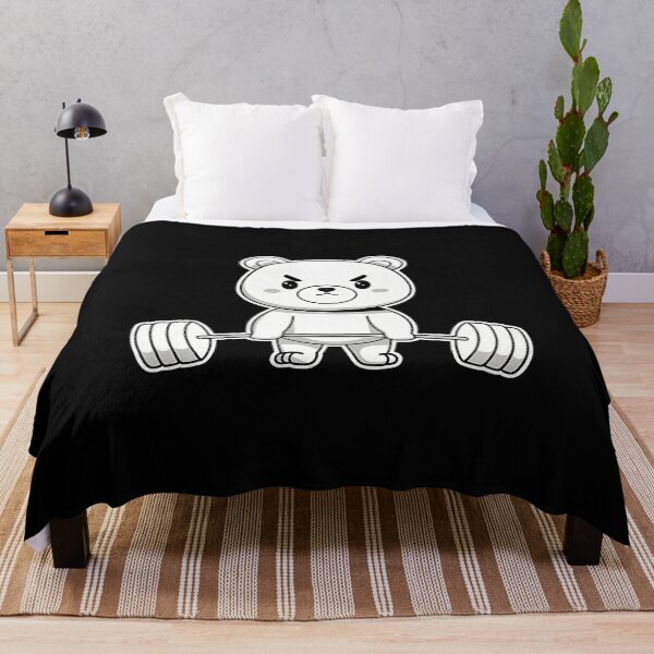 Item preview, Bear Bodybuilder Weight Lifting Gym Workout Sports designed and sold by JosephineEdith1.