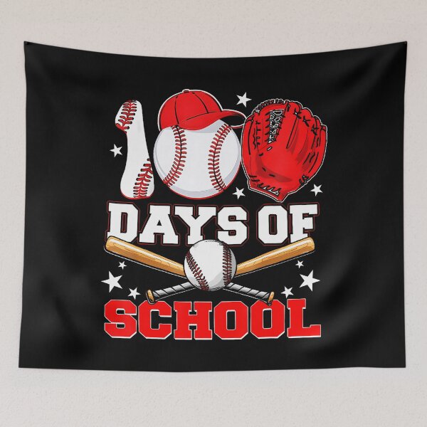Item preview, 100 Days Of School Baseball Boys Kids Students designed and sold by SarahLorri.