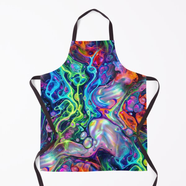 Item preview, Vibrant Neon Liquid Oil Diffusion Abstract Pattern designed and sold by BrickXSq.