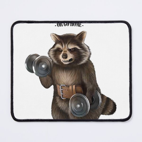 Item preview, GO HARD OR GO HOME RACCOON WASHED GYM SHIRT For Him, Motivated Gym T-shirt, Fitness Gift For Workout Enthusiasts, Weightlifters, Bodybuilding Shirt, Pump Cover Gym Tee For Men Women designed and sold by AngieMille.