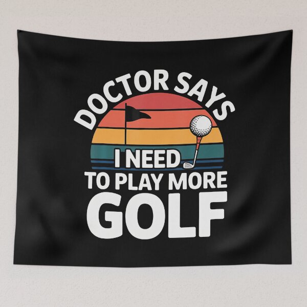 Item preview, Doctor Says I Need To Play More Golf Therapy Athlete - designed and sold by SarahLorri.