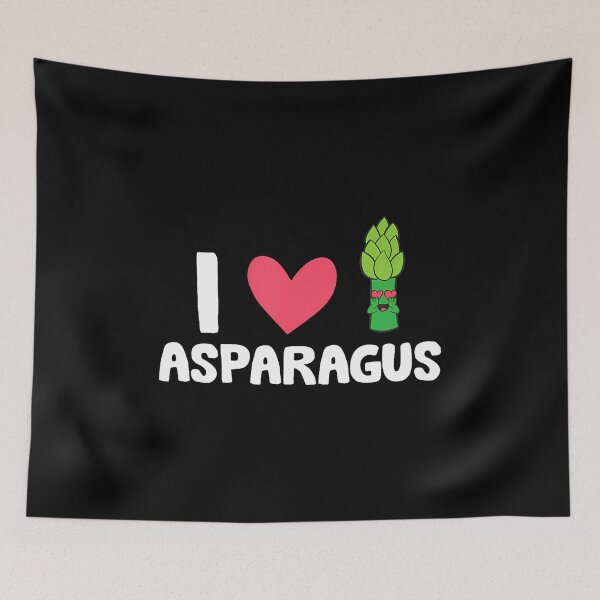 Item preview, I Love Asparagus Vegetable Funny Asparagus designed and sold by JosephineEdith1.