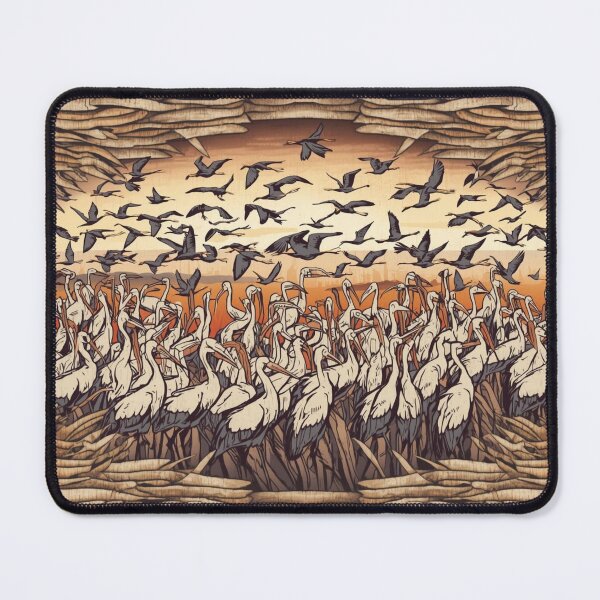 Item preview, Ancestral Flock — Identity Perception Control Wild Art Print designed and sold by SavannaStrikes.