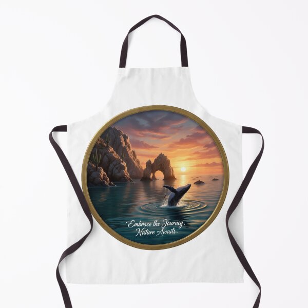 Item preview, Embrace the Journey Cabo Sunset Whale Breaching Nature Art designed and sold by harmandragon04.