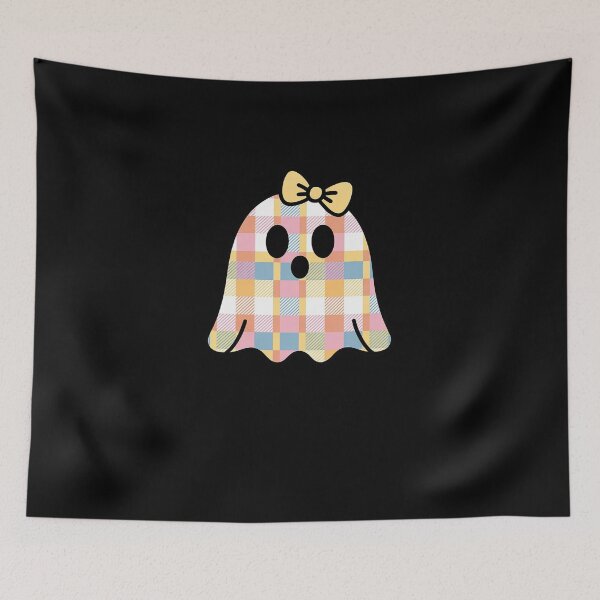 Item preview, Girls Patchwork Ghost Colorful Halloween Madras Plaid Ghost designed and sold by BubblePancake.