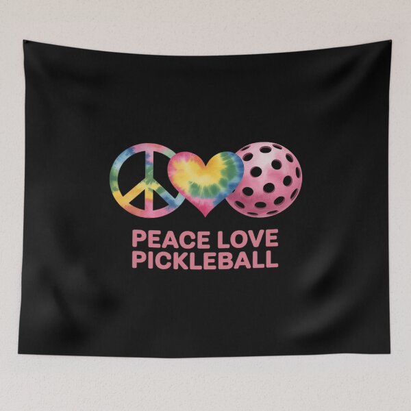 Item preview, Girls Pickleball Retired Ladies Peace Love Pickleball designed and sold by BubblePancake.