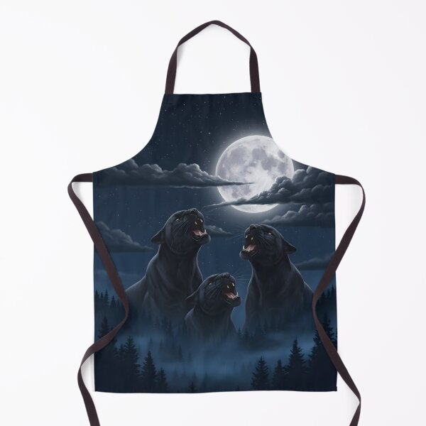 Item preview, 3 Panthers Roaring at the Moon designed and sold by DigitalDream11.
