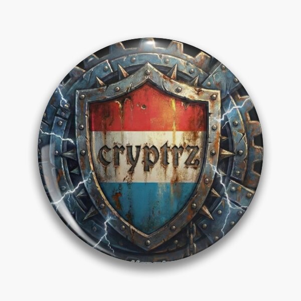 Item preview, Cryptrz - Heavy Metal shield designed and sold by CryptrzStickers.