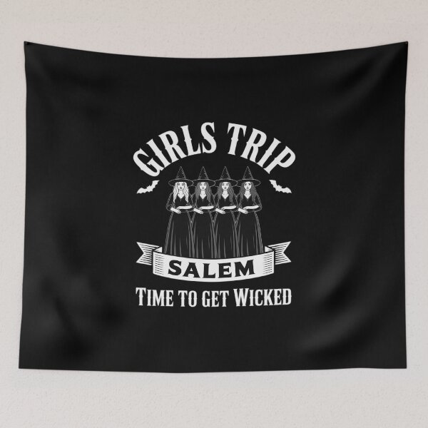 Item preview, Girls Trip to Salem Time To Get Wicked Halloween designed and sold by NetoGalaxy.