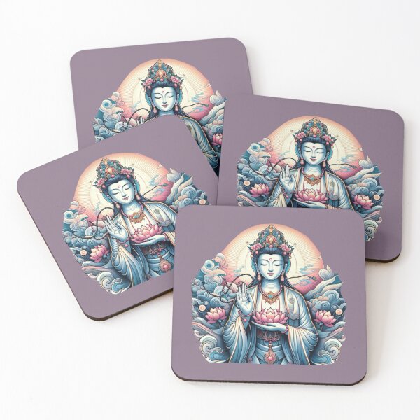 Item preview, Kwan Yin Female Buddha designed and sold by Myra365Art.