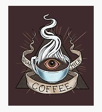 Die Heilige Dreifaltigkeit des Koffeins Fotodruck