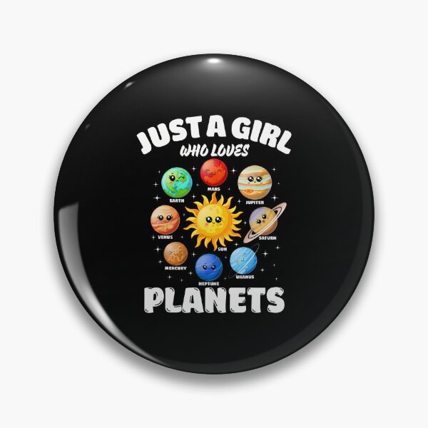 Item preview, Just A Girl Who Loves Planets Solar Space Science Lover designed and sold by KristinCleo.