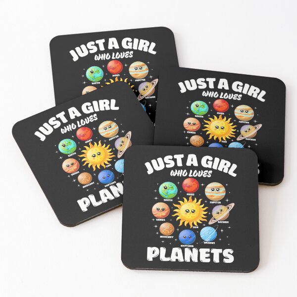 Item preview, Just A Girl Who Loves Planets Solar Space Science Lover designed and sold by KristinCleo.