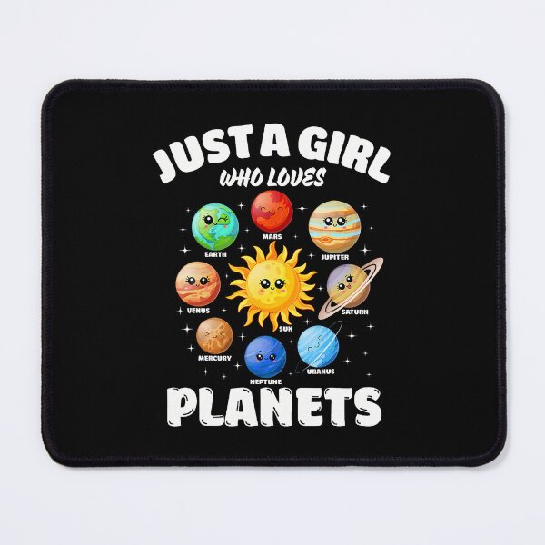 Item preview, Just A Girl Who Loves Planets Solar Space Science Lover designed and sold by KristinCleo.