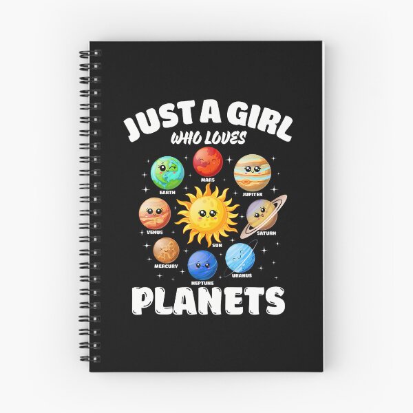 Item preview, Just A Girl Who Loves Planets Solar Space Science Lover designed and sold by KristinCleo.