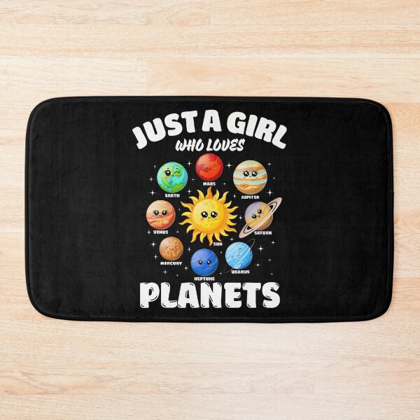 Item preview, Just A Girl Who Loves Planets Solar Space Science Lover designed and sold by KristinCleo.