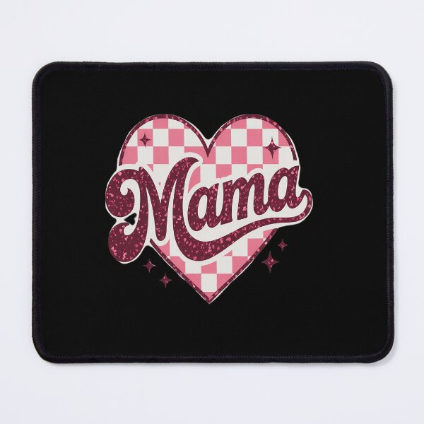 Item preview, MaMa Groovy Valentine Vibes Heart Face Men Women Kids Girl designed and sold by Moxizz.