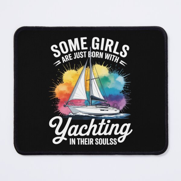 Item preview, Girls with Yachting Souls Boat Queen Party Cruise Yacht Mat designed and sold by NetoGalaxy.