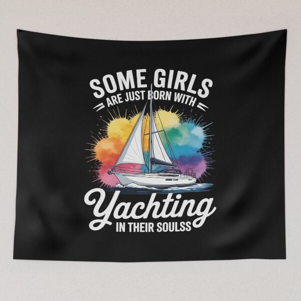 Item preview, Girls with Yachting Souls Boat Queen Party Cruise Yacht Mat designed and sold by NetoGalaxy.