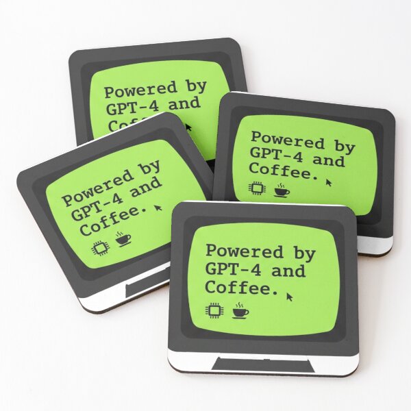 Item preview, Powered by GPT-4 & Coffee Retro Tech Humor designed and sold by CosyCush.