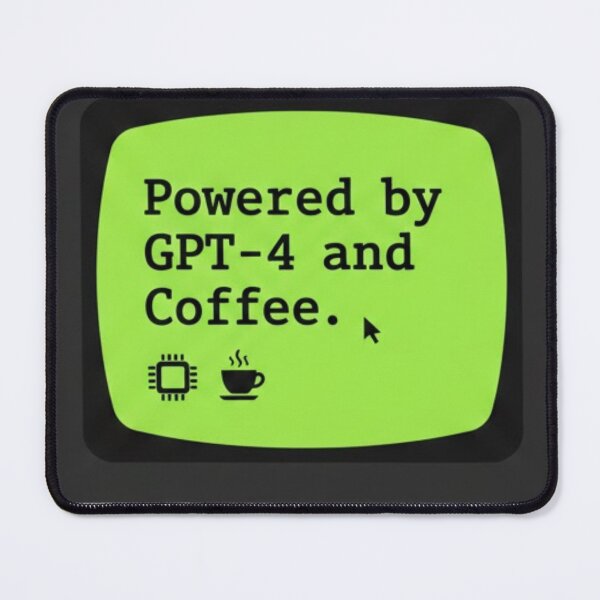 Item preview, Powered by GPT-4 & Coffee Retro Tech Humor designed and sold by CosyCush.