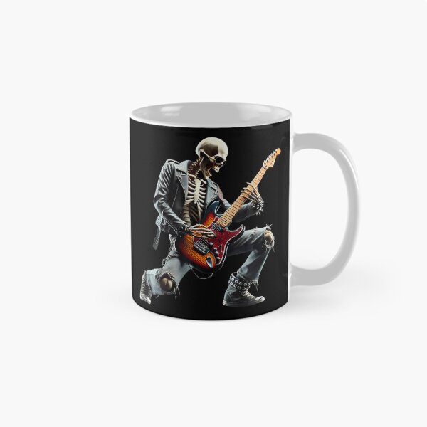 Item preview, Skeleton Playing Guitar Rock Star Ghost Solo Guitar designed and sold by BrandyMartha.