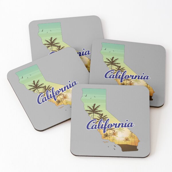 Item preview, California Dreamin' Sunset Palms - Retro Summer Vacation Vibe designed and sold by mashmosh.
