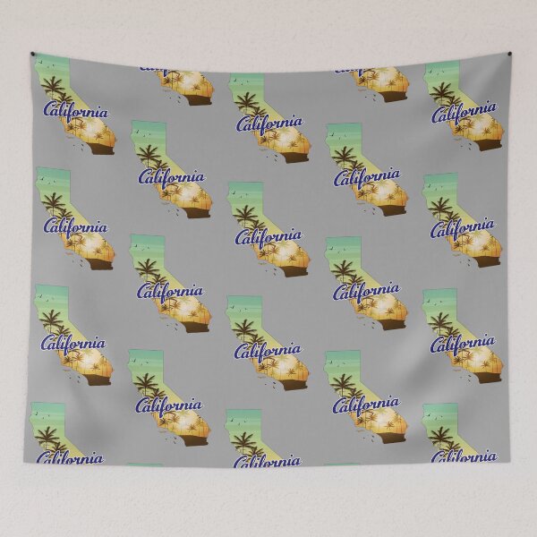 Item preview, California Dreamin' Sunset Palms - Retro Summer Vacation Vibe designed and sold by mashmosh.