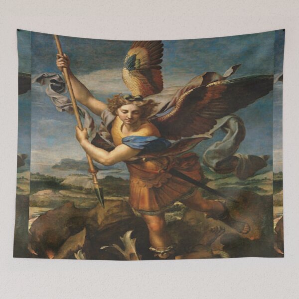 Item preview, St. Michael Vanquishing Satan designed and sold by SharonTheFirst.