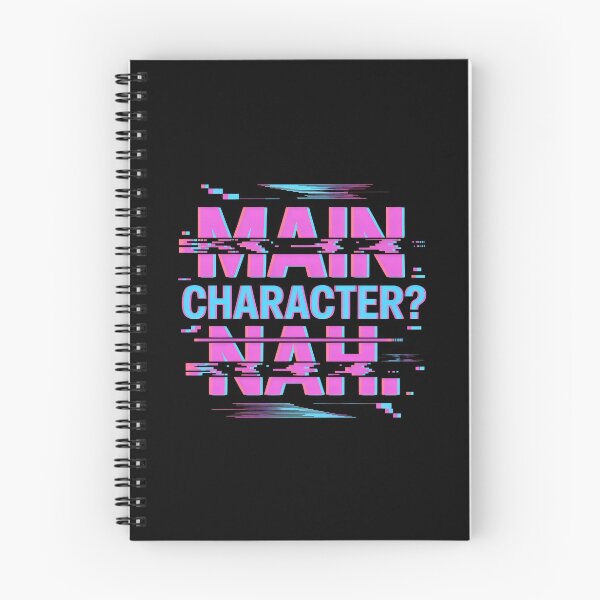 Item preview, Main Character Nah Glitchcore Pixel Statement Design designed and sold by SplashTastic.