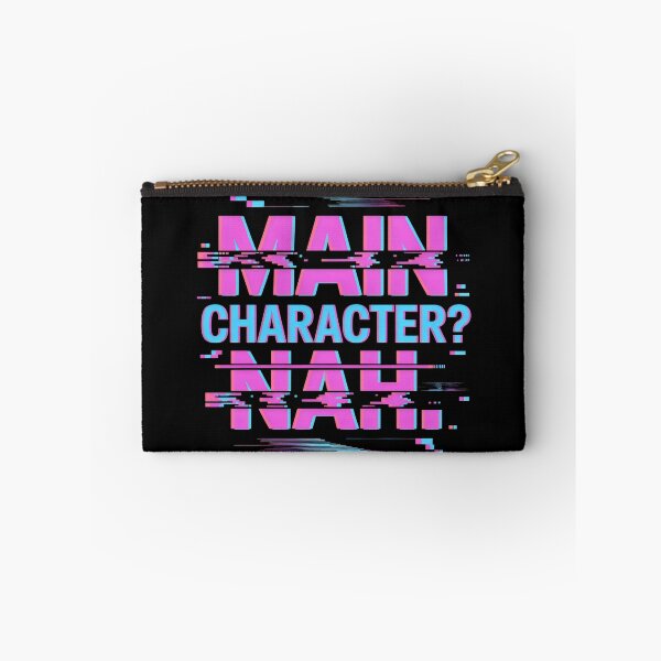 Item preview, Main Character Nah Glitchcore Pixel Statement Design designed and sold by SplashTastic.
