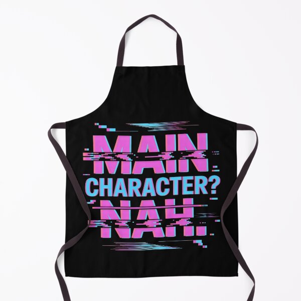 Item preview, Main Character Nah Glitchcore Pixel Statement Design designed and sold by SplashTastic.