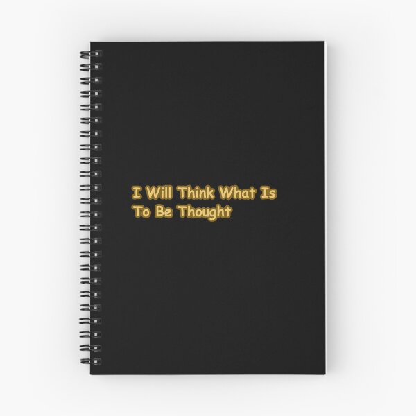 Item preview, I Will Think What Is To Be Thought - Mindfulness Motivational Sticker for Overthinking designed and sold by CapriCreatives.
