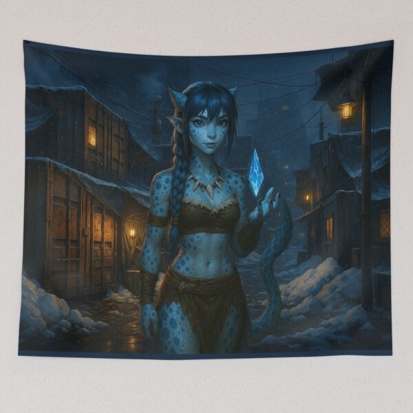 Item preview, Frostborn Mystic of the Blue Moon designed and sold by ArgentoArt.