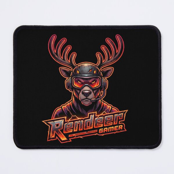 Item preview, Reindeer Gamer RGB Neon Mascot designed and sold by SoulenCify.