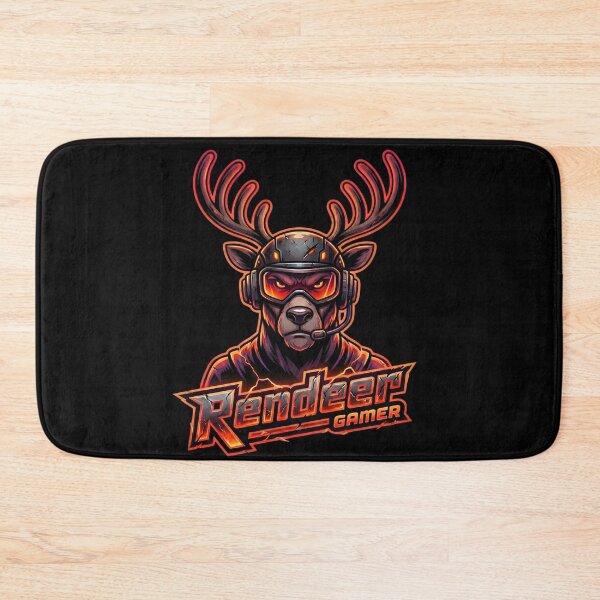 Item preview, Reindeer Gamer RGB Neon Mascot designed and sold by SoulenCify.